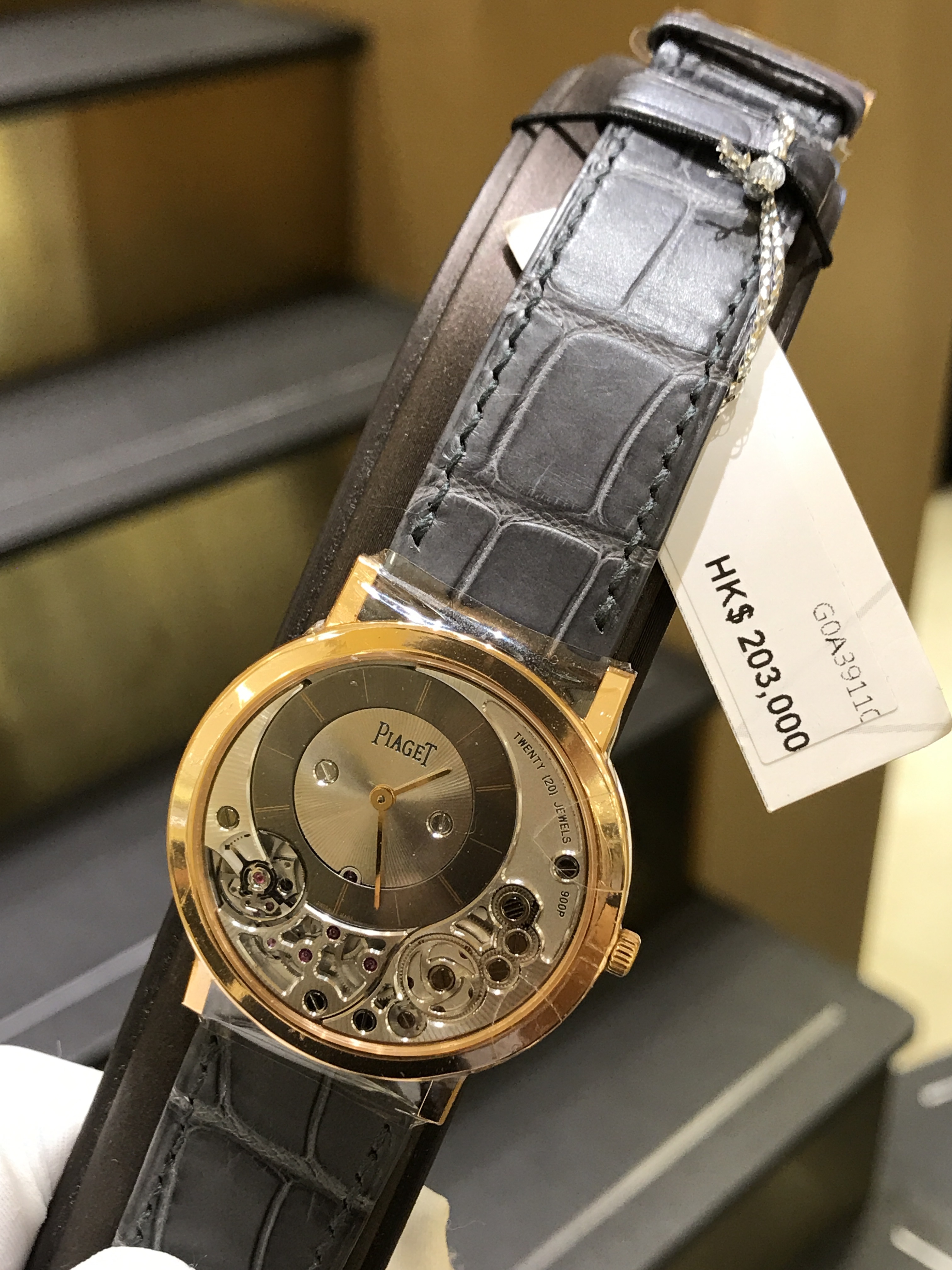 Piaget G0A39110 Altiplano - Replica Watch - Manual Wind - 18kt Rose Gold - Gray Dial - Image 5