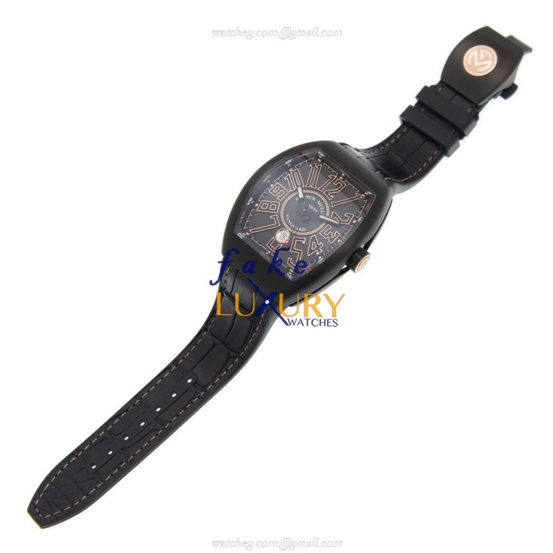Franck Muller V 45 SC DT TT NR BR5N VANGUARD Automatic Steel Replica Watch - Image 2