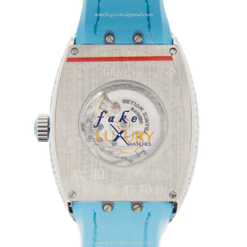 - 15202ST.OO.1240ST.01 - Franck Muller V32SCATFOD Automatic Stainless Steel & Diamond Replica - Image 3