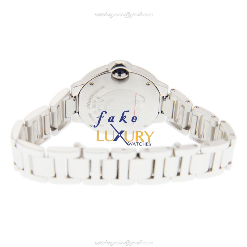 Cartier WE902065 Ballon Bleu Replica Watch, Silver Dial, 18kt White Gold & Diamond Case, Automatic - Image 4