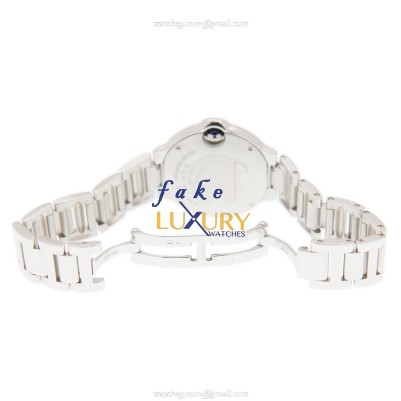 Cartier WE902065 Ballon Bleu Replica Watch, Silver Dial, 18kt White Gold & Diamond Case, Automatic - Image 5
