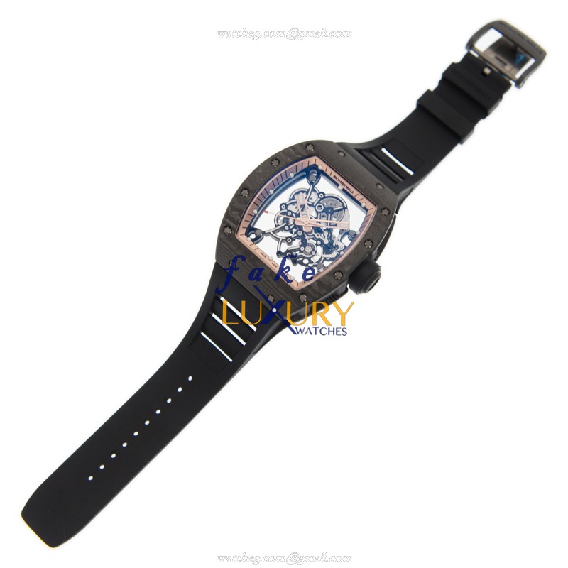 Richard Mille RM055-CA-RGBK - Replica Watch - Manual Wind - Aluminum Case - Transparent Skull Dial - Image 2