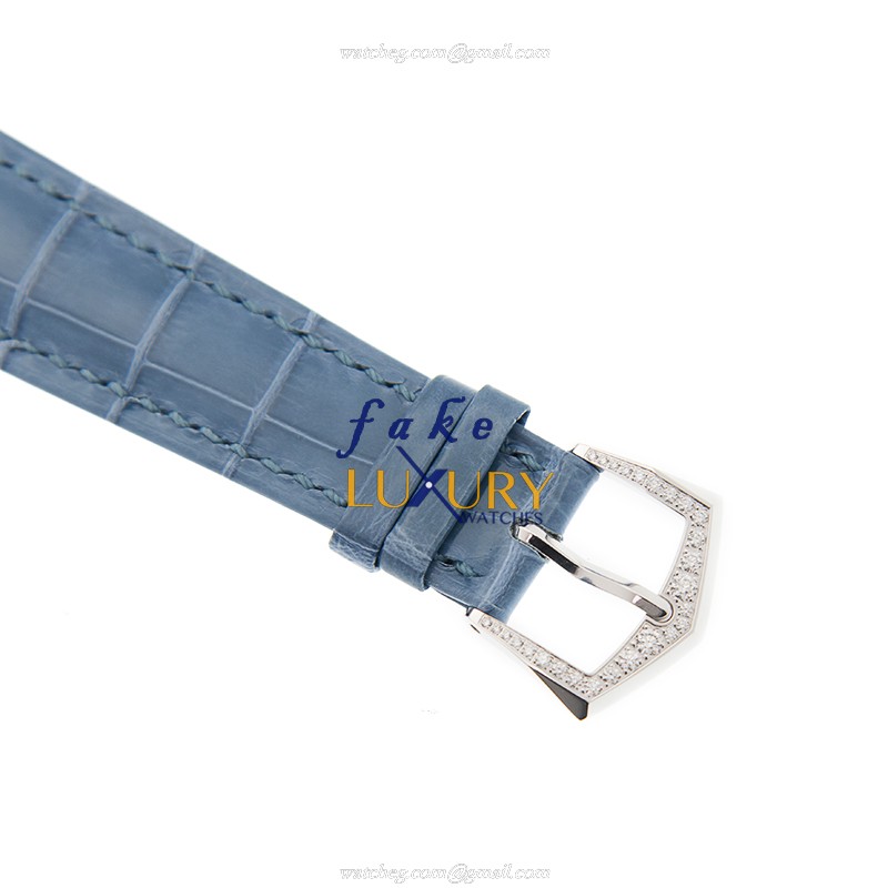 Patek Philippe 7130G-014 Replica Watch - COMPLICATIONS - Automatic - 18kt White Gold Diamond - Blue - Image 4