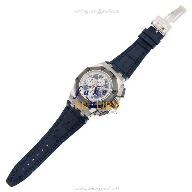 Audemars Piguet 26078P.OO.D018CR.01 Royal Oak Offshore Replica Watch, Automatic, Blue Dial - Image 2