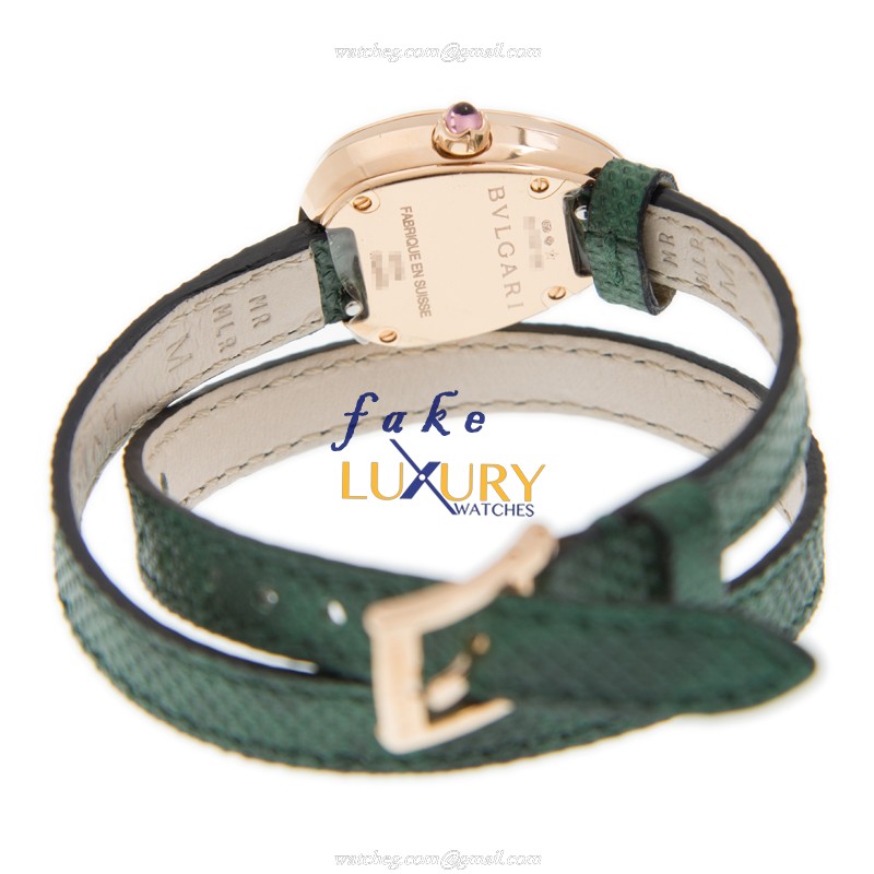Bulgari 102726 SERPENTI Replica Watch, Green Dial, 18kt Rose Gold Case, Quartz Movement - Image 3