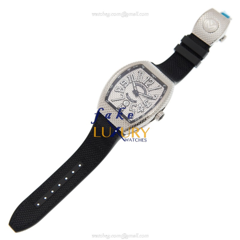 Franck Muller V 45 SC DT IRON PXL AC.NR Vanguard Automatic Silver Dial Stainless Steel Replica Watch - Image 2