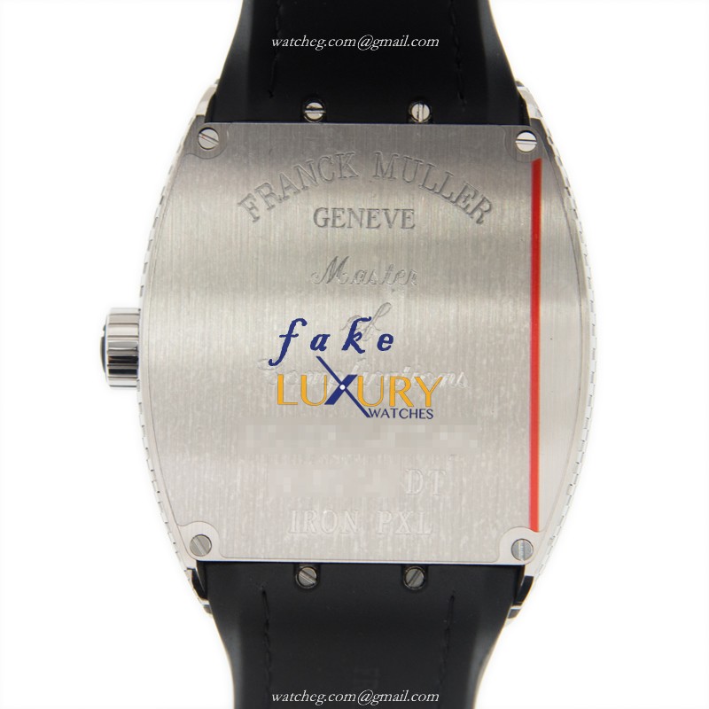 Franck Muller V 45 SC DT IRON PXL AC.NR Vanguard Automatic Silver Dial Stainless Steel Replica Watch - Image 3