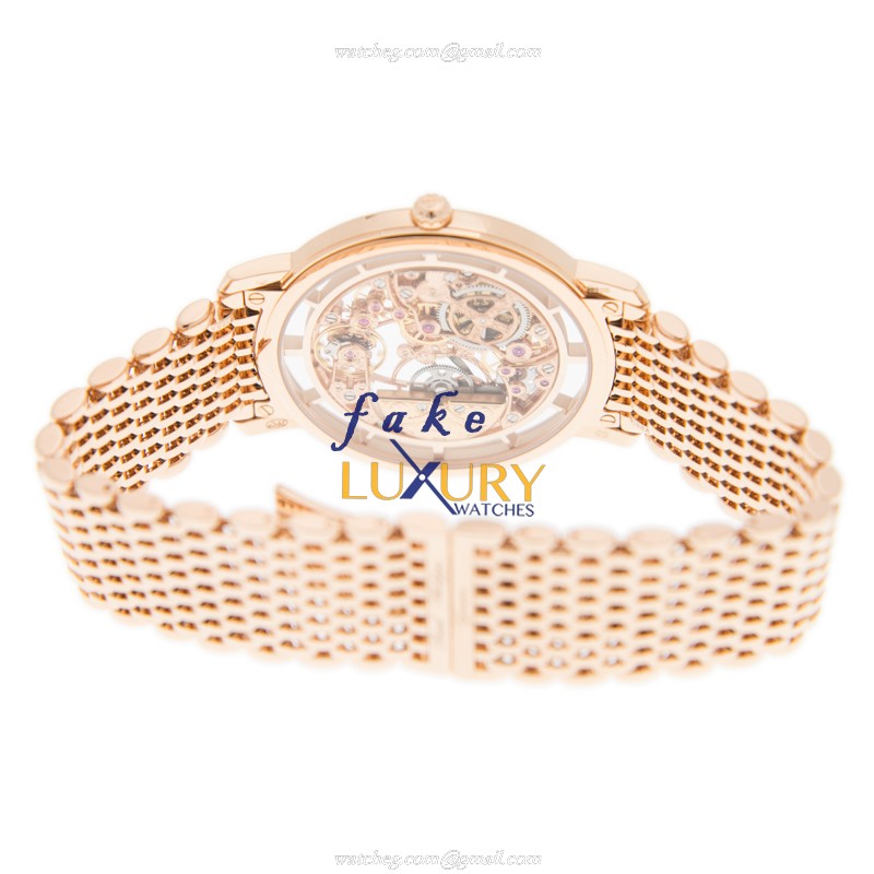 5180-1R-001 - Patek Philippe Complications Replica Watch - Automatic 18kt Rose Gold Skull Dial - Image 4