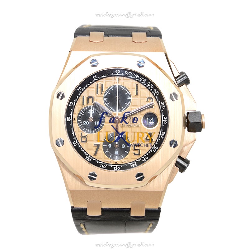 Audemars Piguet 26470OR.OO.A002CR.01 Replica Watch In Rose Gold With Gold Dial - Image 2