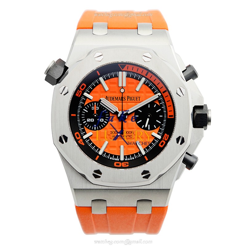 Audemars Piguet 26703ST.OO.A070CA.01 - Royal Oak Offshore Replica Watch - Automatic - Orange Rubber - Image 2