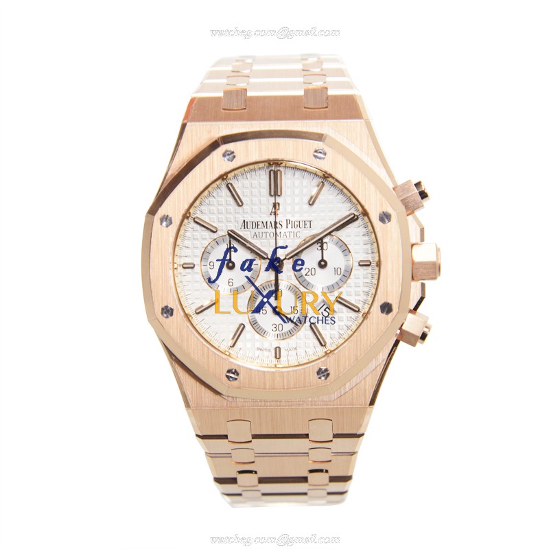 Audemars Piguet Royal Oak 26320OR.OO.1220OR.02 Automatic 18kt Rose Gold Silver Dial Replica Watch - Image 2