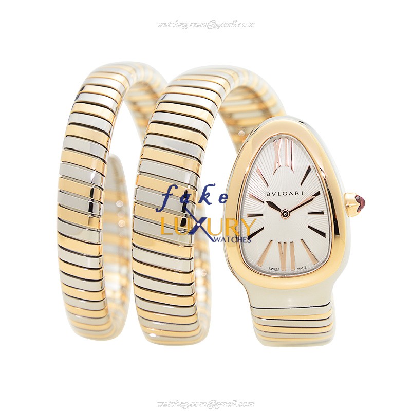 Bulgari SP35C6SPG.2T SERPENTI Quartz 18kt Rose Gold & Steel Silver Dial | Automatic | Steel - Image 2