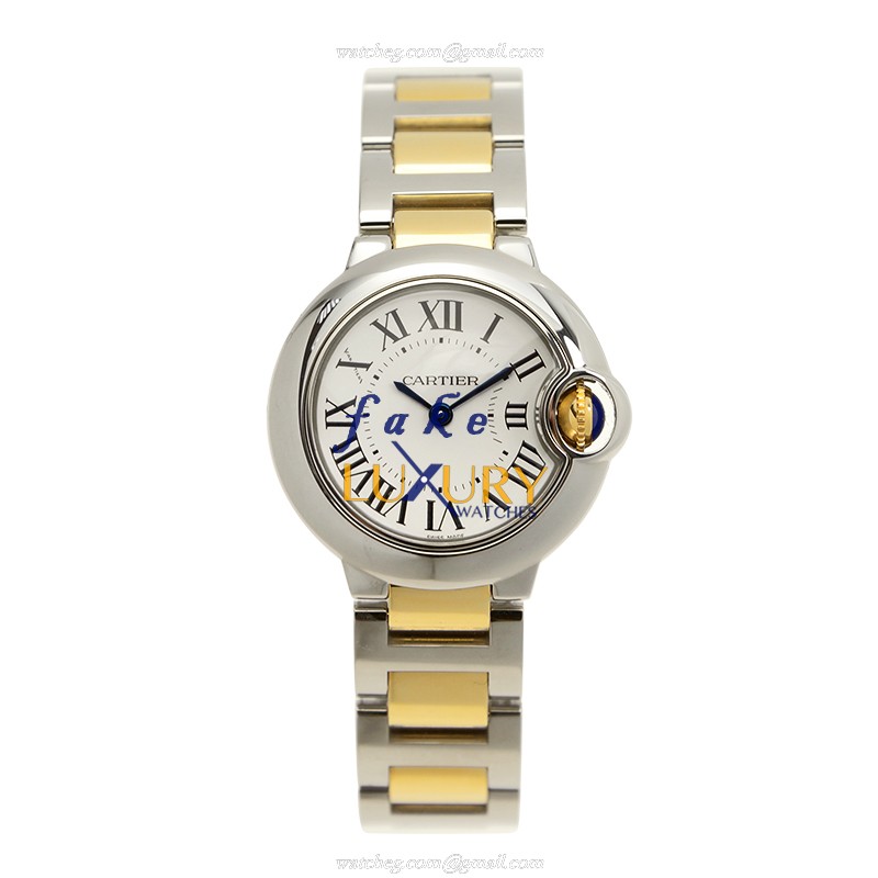 Cartier Ballon Bleu W69007Z3 Replica Watch With Quartz Movement, Silvery White Dial, Steel Case And - Image 2