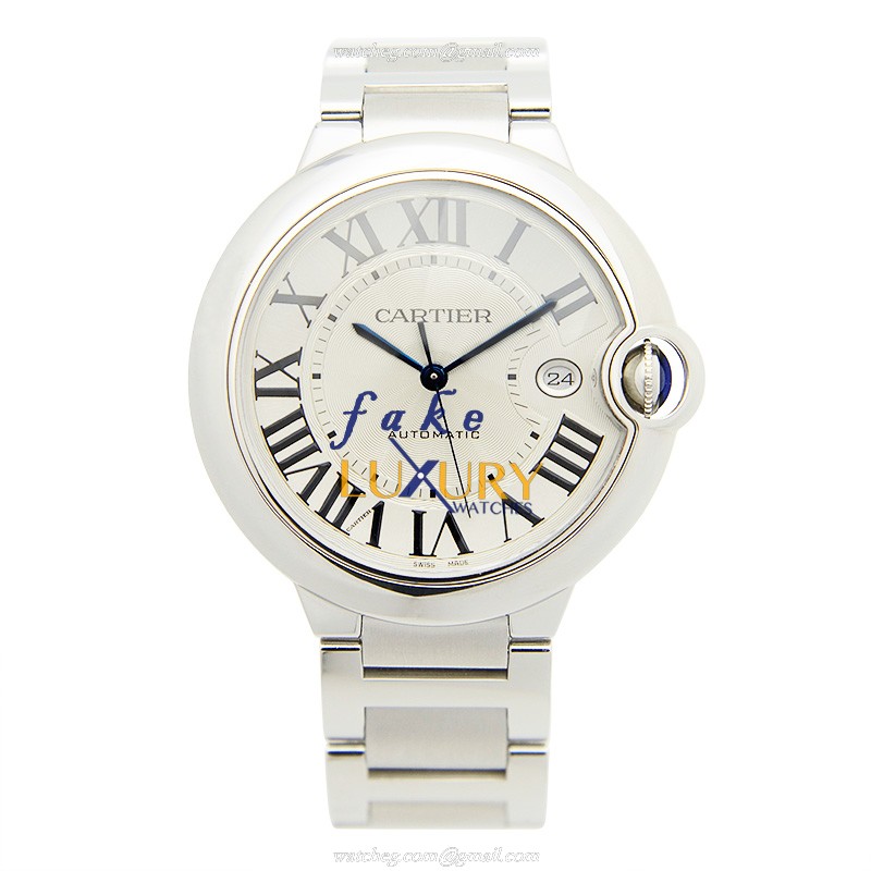 Cartier W69012Z4 BALLON BLEU Automatic Stainless Steel Replica Watch - Swiss Movement, Silver Dial - Image 2