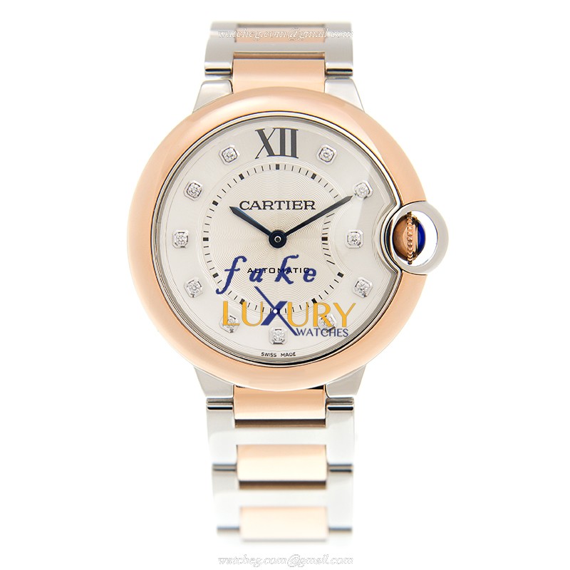 Cartier Ballon Bleu W3BB0013 Replica Watch With Automatic Movement, Rose Gold Steel Case - Image 2