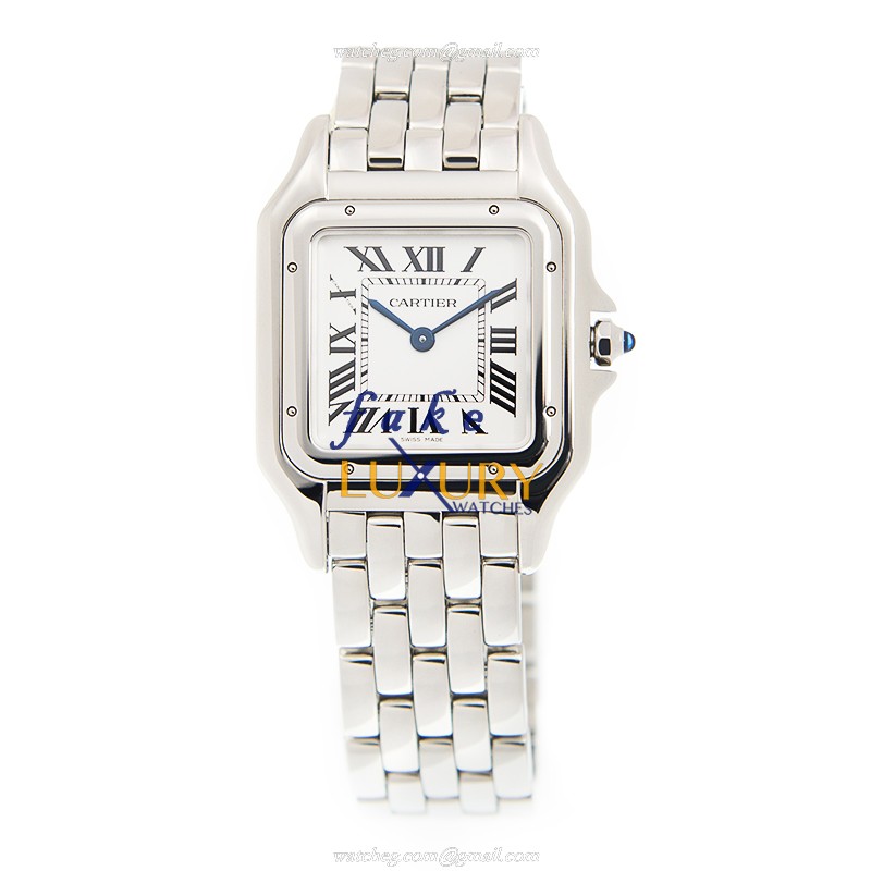 Cartier WSPN0007 PANTHeRE DE CARTIER Quartz Steel 27mm Case Silver Dial Replica Watch - Image 2