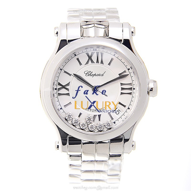 Chopard 278559-3002 HAPPY SPORT Swiss Auto Stainless Steel Dial Silver Case Replica Watch - Image 2