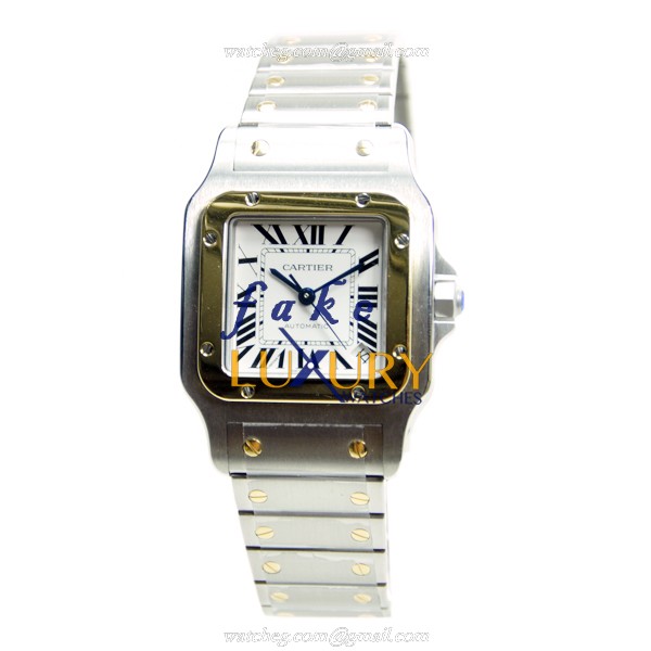 Cartier W20099C4 SANTOS Automatic Stainless Steel - White Dial - Replica Watch - Image 2