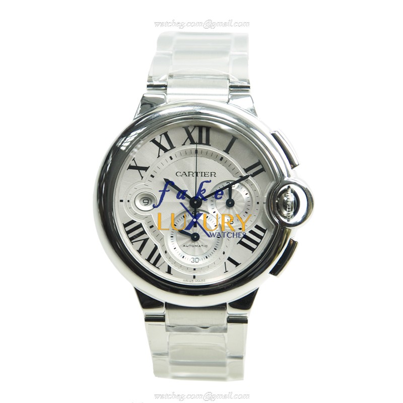 Cartier W6920002 BALLON BLEU Automatic Silver Dial Steel Case Replica Watch - Image 2
