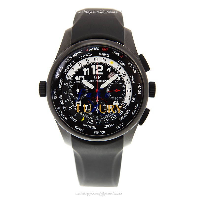 Girard Perregaux 49820-32-611-FK6A - Replica Watch - Titanium Case - Automatic - Rubber Strap - Image 2