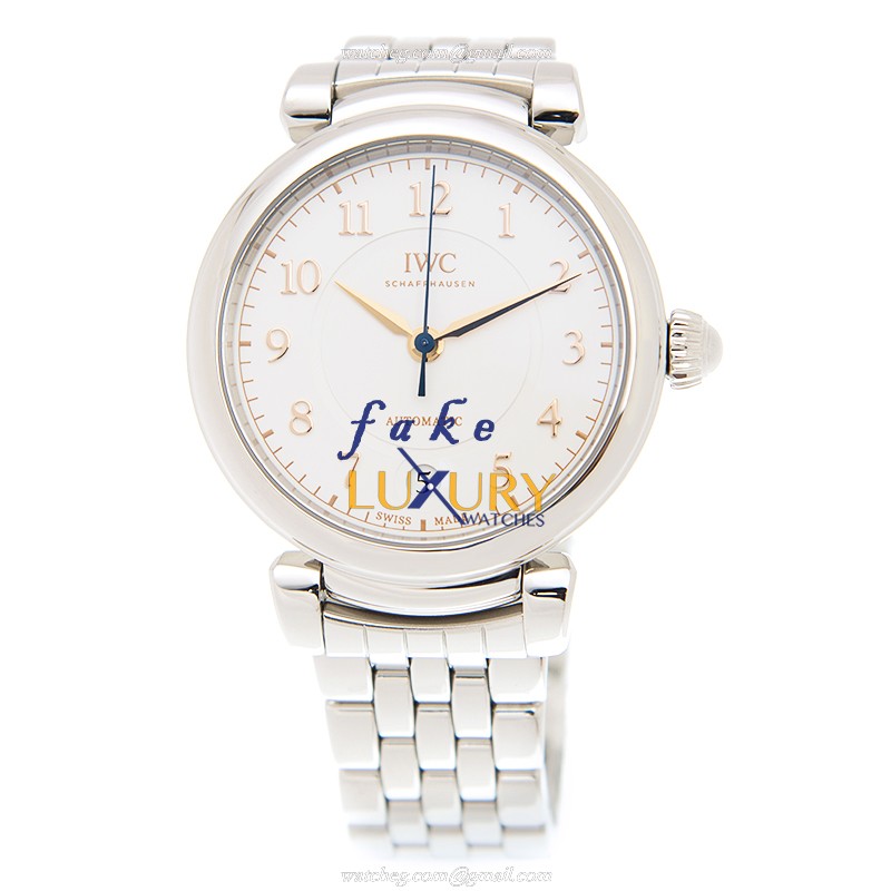 IWC IW458307 Da Vinci Automatic Stainless Steel White Dial Silver Bracelet Replica Watch - Image 2