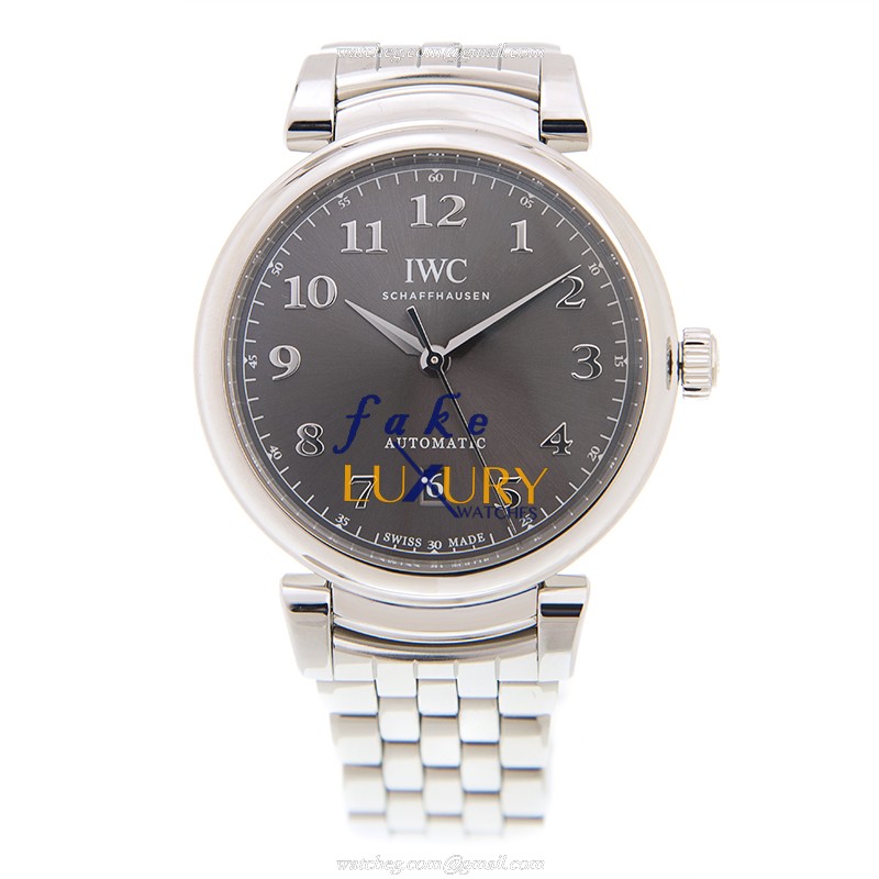 IWC Da Vinci IW356602 Replica Watch With Automatic Movement, Dark Grey Dial, Steel Case - Image 2