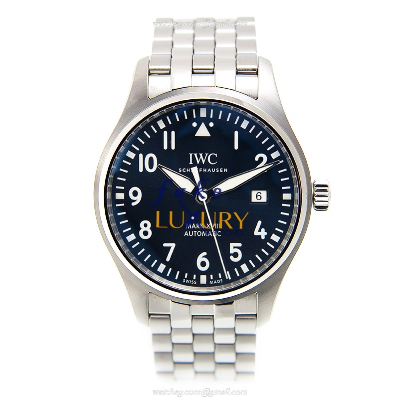 IWC IW327014 Pilots Automatic Blue Dial Steel Replica Watch - Image 2