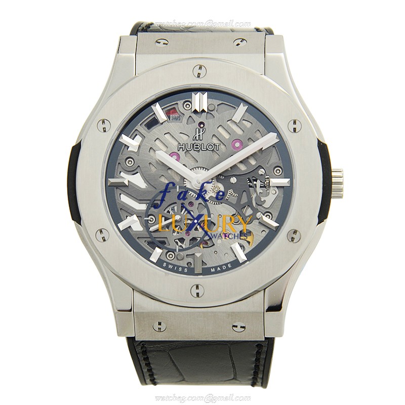 Hublot Classic Fusion 515.NX.0170.LR Replica Watch Manual Wind Titanium Case Silver Dial - Image 2