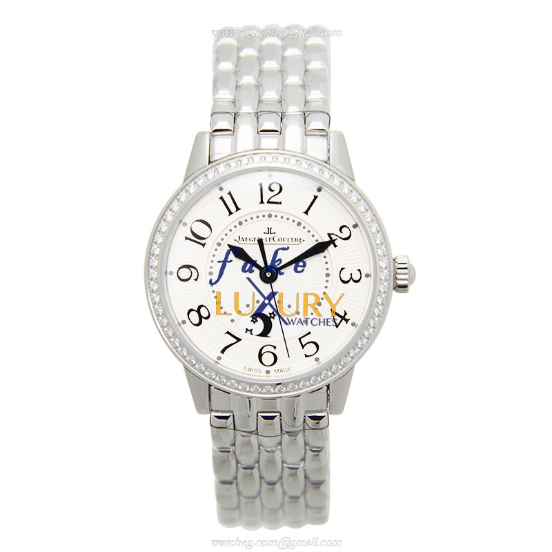 Jaeger-Lecoultre Q3468121 Rendez Vous Replica Watch, White Dial, Steel & Diamond Case, Automatic - Image 2