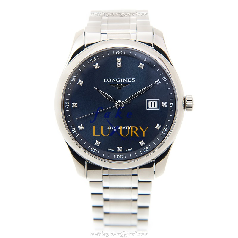 L2.793.4.97.6 - Longines Master Replica Watch Automatic Blue Dial Stainless Steel 40mm - Image 2