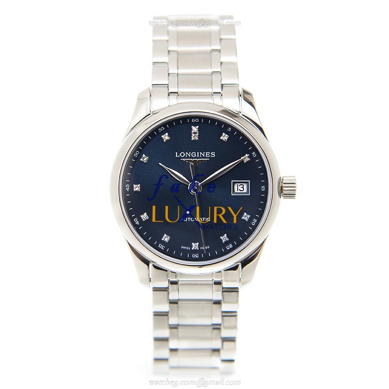 Longines Master L2.257.4.97.6 Automatic Blue Dial Stainless Steel Replica Watch - Image 2