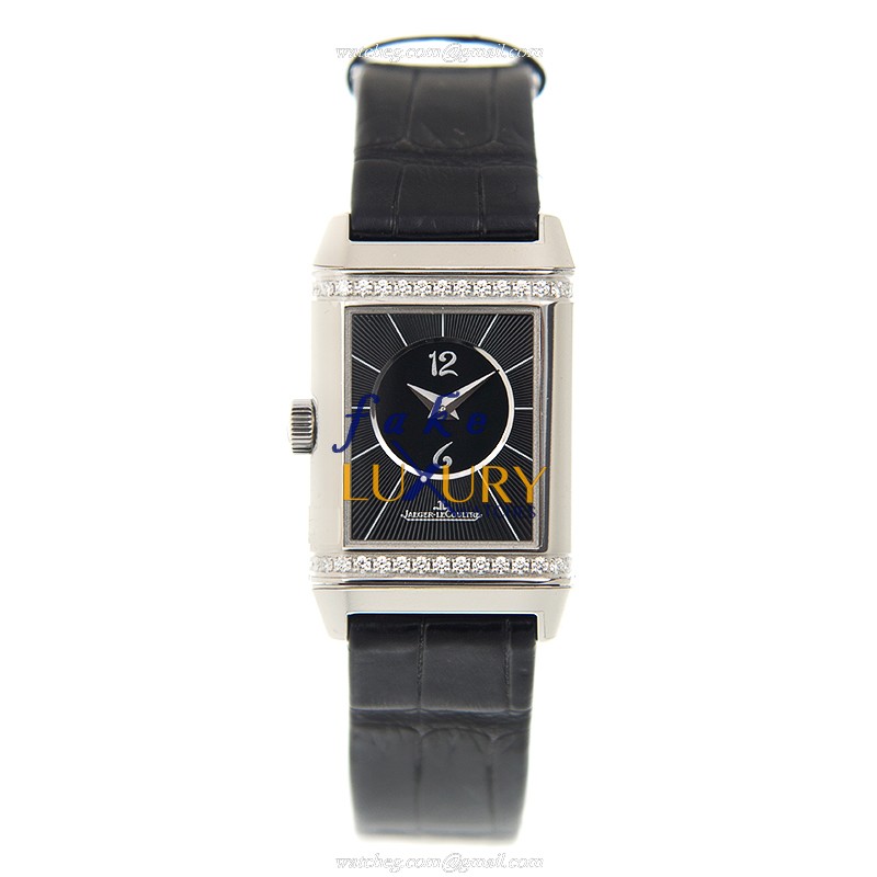 Jaeger-Lecoultre Q2668430 REVERSO Automatic Black Dial Stainless Steel Clone Watch - Image 2