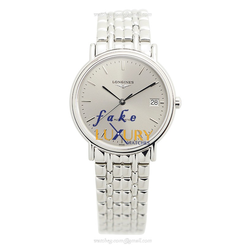 Longines PRESENCE L4.821.4.72.6 - Replica Watch - Automatic - Silver Dial - Stainless Steel Case - Image 2