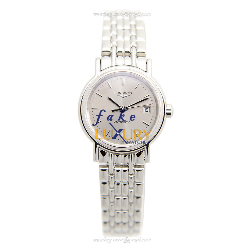Longines L4.321.4.72.6 PRESENCE Automatic Stainless Steel Replica Watch - Black Dial - Image 2