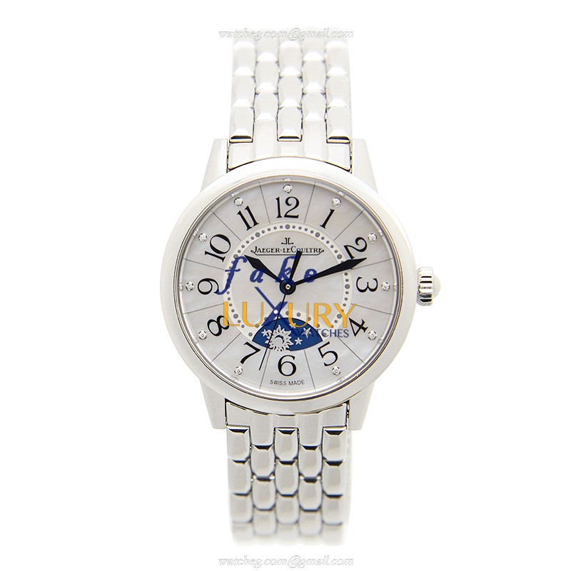 Jaeger-Lecoultre Q3468190 RENDEZ VOUS Automatic Stainless Steel Replica Watch - White Dial, Silver - Image 2
