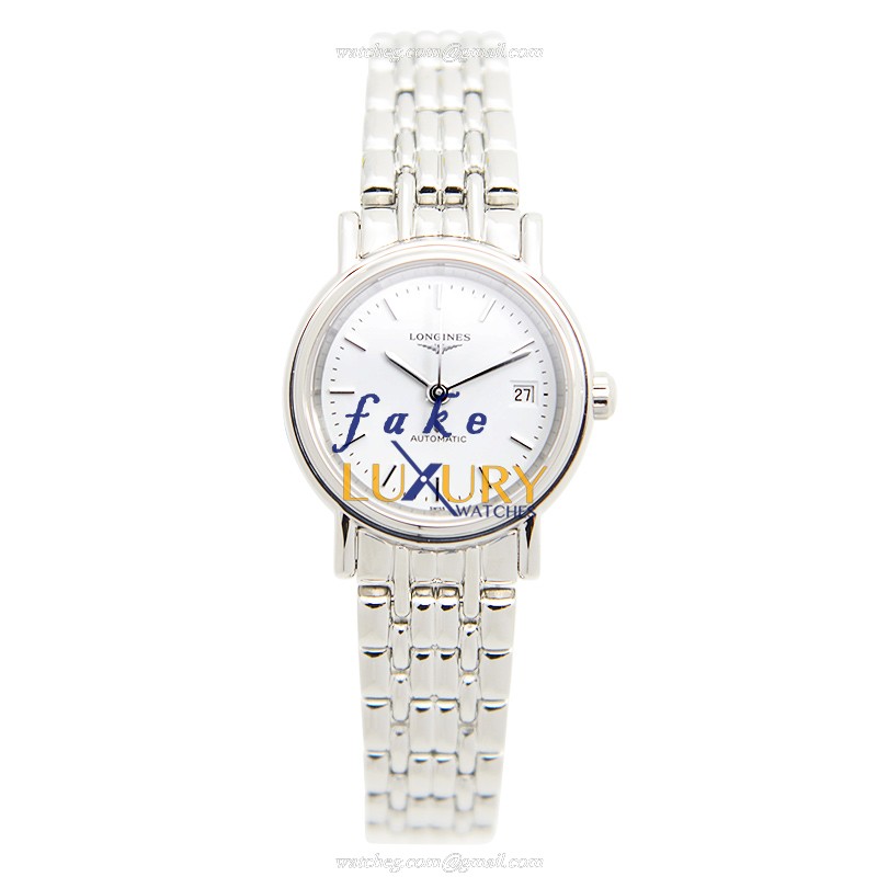 Longines L4.321.4.12.6 Replica Watch Automatic White Dial Steel Bracelet 25.5mm - Image 2