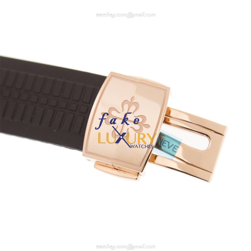 Patek Philippe Aquanaut 5167R-001 Automatic 18kt Rose Gold Brown Dial Replica Watch - Image 4