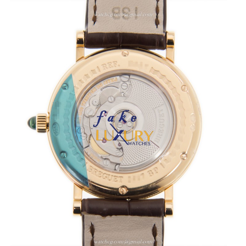 Breguet 8067BA/52/964 Classique Replica Watch, Automatic Movement, White Dial, 18kt Yellow Gold Case - Image 3