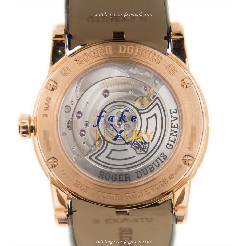 Roger Dubuis RDDBEX0275 Excalibur 36mm Rose Gold Diamond Grey Alligator | 15202ST.OO.1240ST.01 - Image 3