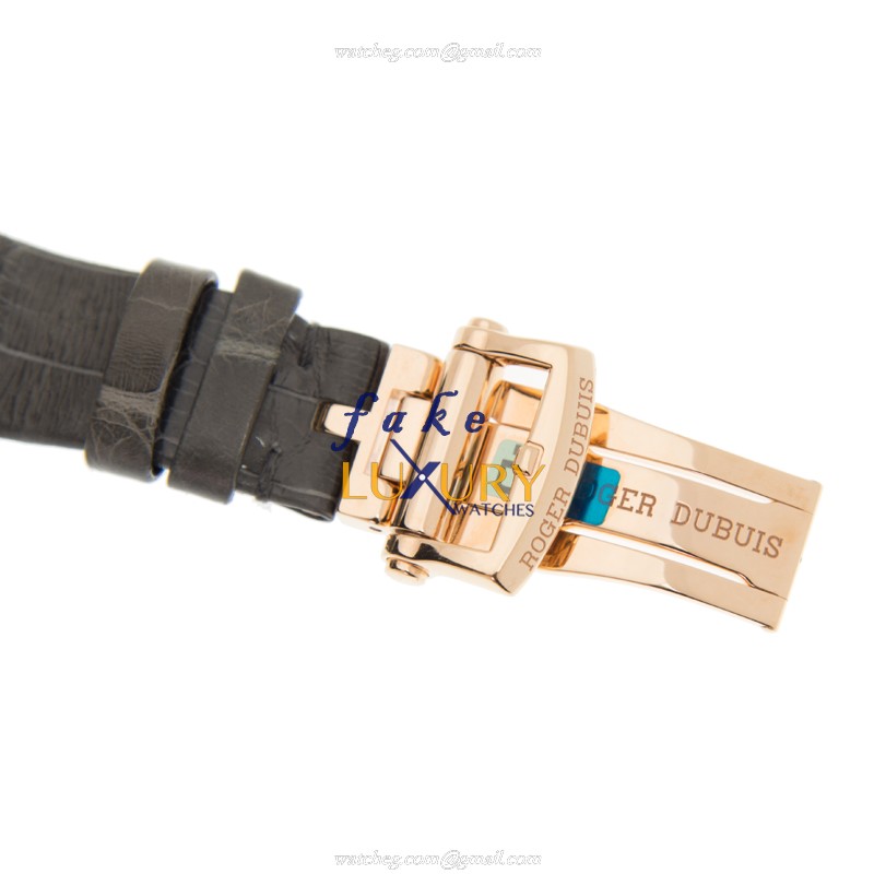 Roger Dubuis RDDBEX0275 Excalibur 36mm Rose Gold Diamond Grey Alligator | 15202ST.OO.1240ST.01 - Image 4