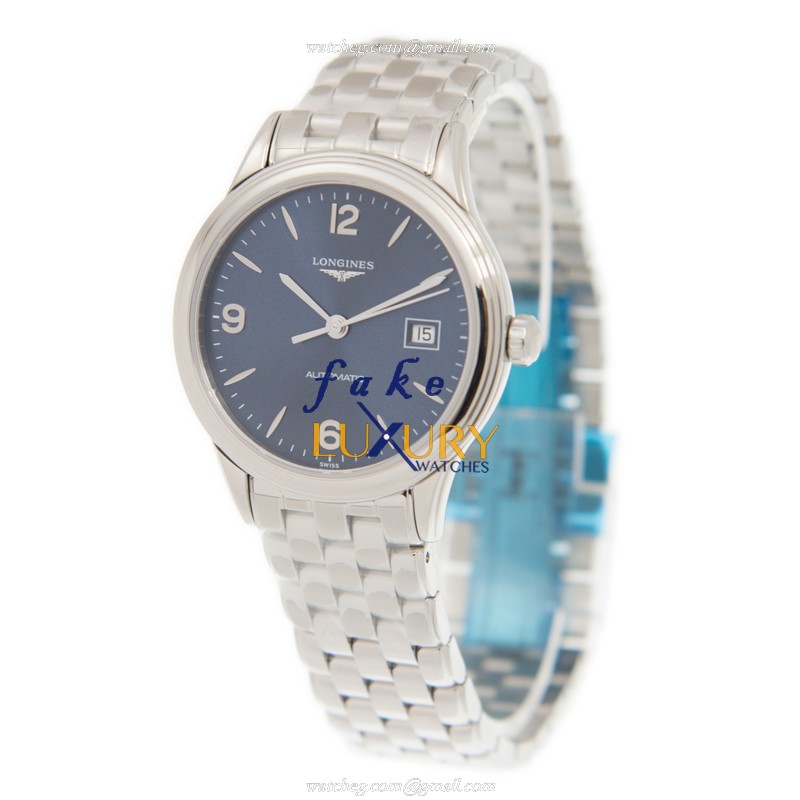 Longines L4.374.4.96.6 FLAGSHIP Automatic Stainless Steel Replica Watch with Sapphire Crystal - Image 3