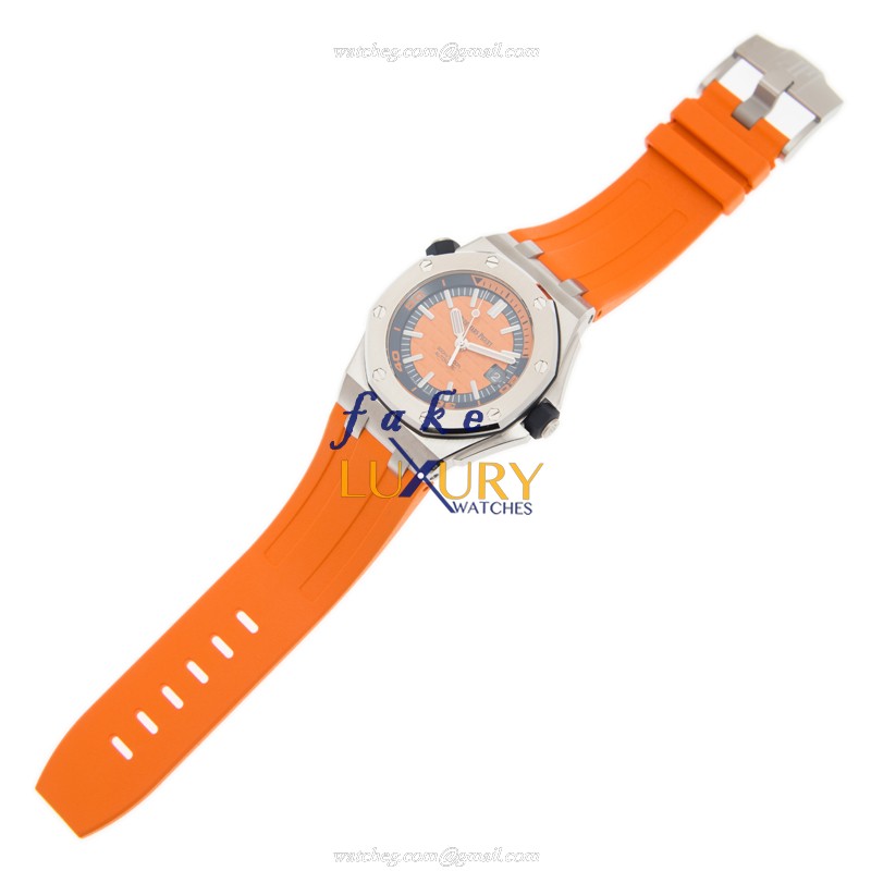 Audemars Piguet Royal Oak Offshore 15710ST.OO.A070CA.01 - Replica Watch - Automatic - Orange Rubber - Image 2