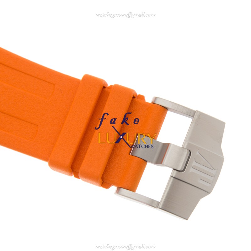 Audemars Piguet Royal Oak Offshore 15710ST.OO.A070CA.01 - Replica Watch - Automatic - Orange Rubber - Image 4