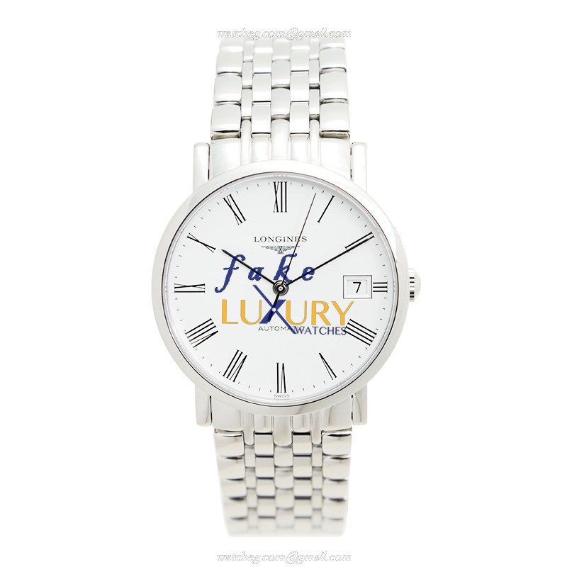 Longines L4.809.4.11.6 Elegant Replica Watch Automatic Movement White Dial Stainless Steel Case - Image 2