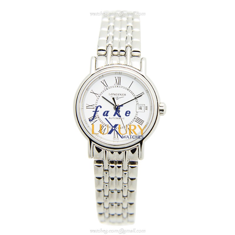 -Longines-L4.321.4.11.6-PRESENCE-Automatic-White-Dial-Silver-Strap Watch - Image 2
