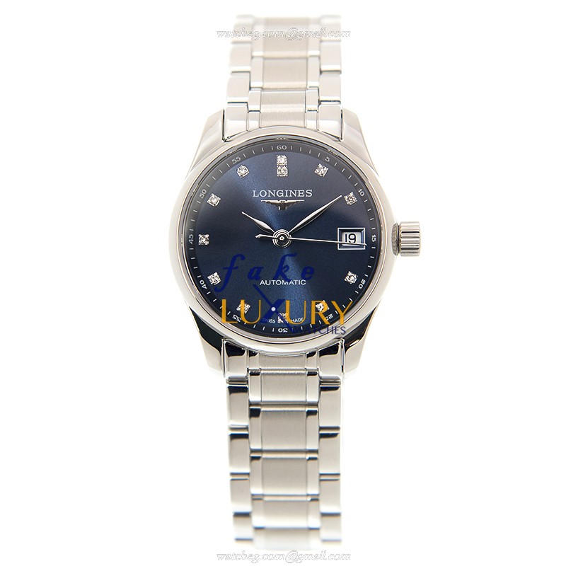 Longines Master L2.128.4.97.6 Automatic Blue Dial Steel Bracelet Replica Watch - Image 2