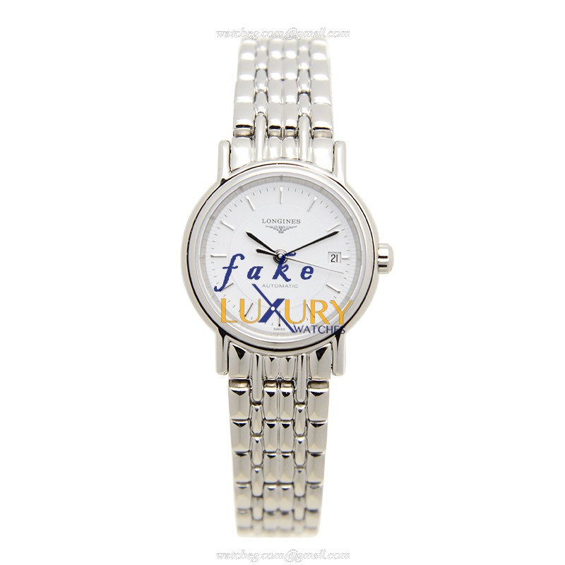 Longines PRESENCE L4.321.4.18.6 Replica Watch Automatic Movement White Dial Stainless Steel - Image 2