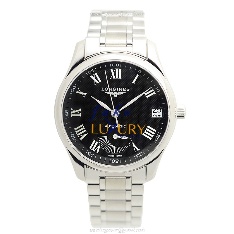 Longines L2.666.4.51.6 Replica Watch, Automatic, Black Dial, Stainless Steel Case - Image 2