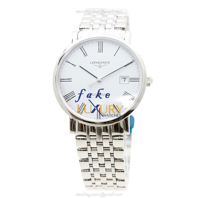 Longines L4.910.4.11.6 Replica Watch, Automatic Movement, White Dial, 39mm Steel Case - Image 2