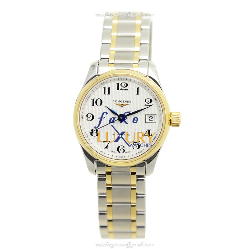 Longines Master L2.128.5.78.7 Replica Watch Automatic Movement Silver Dial Gold Steel Case - Image 2